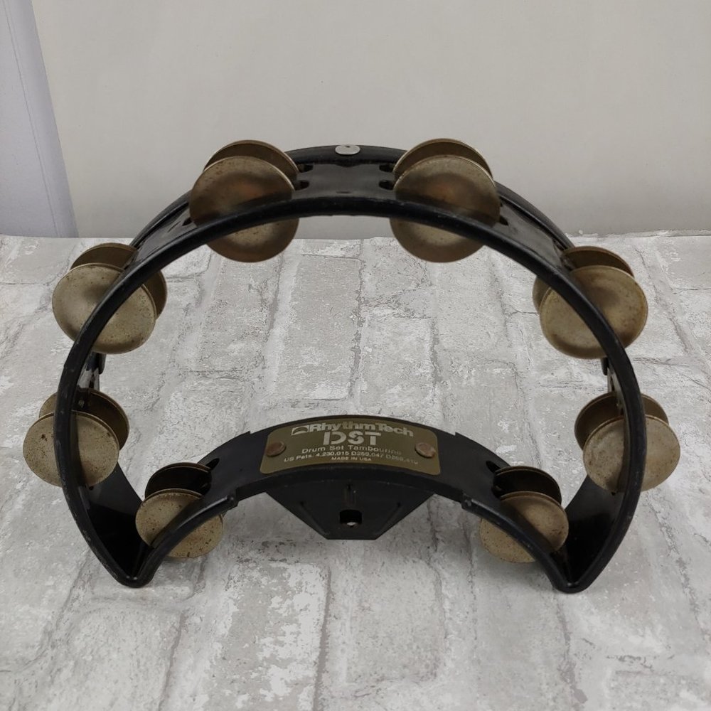 Rhythm Tech DST Drum Set Tambourine for Hi Hat Double Row Musical Instrument